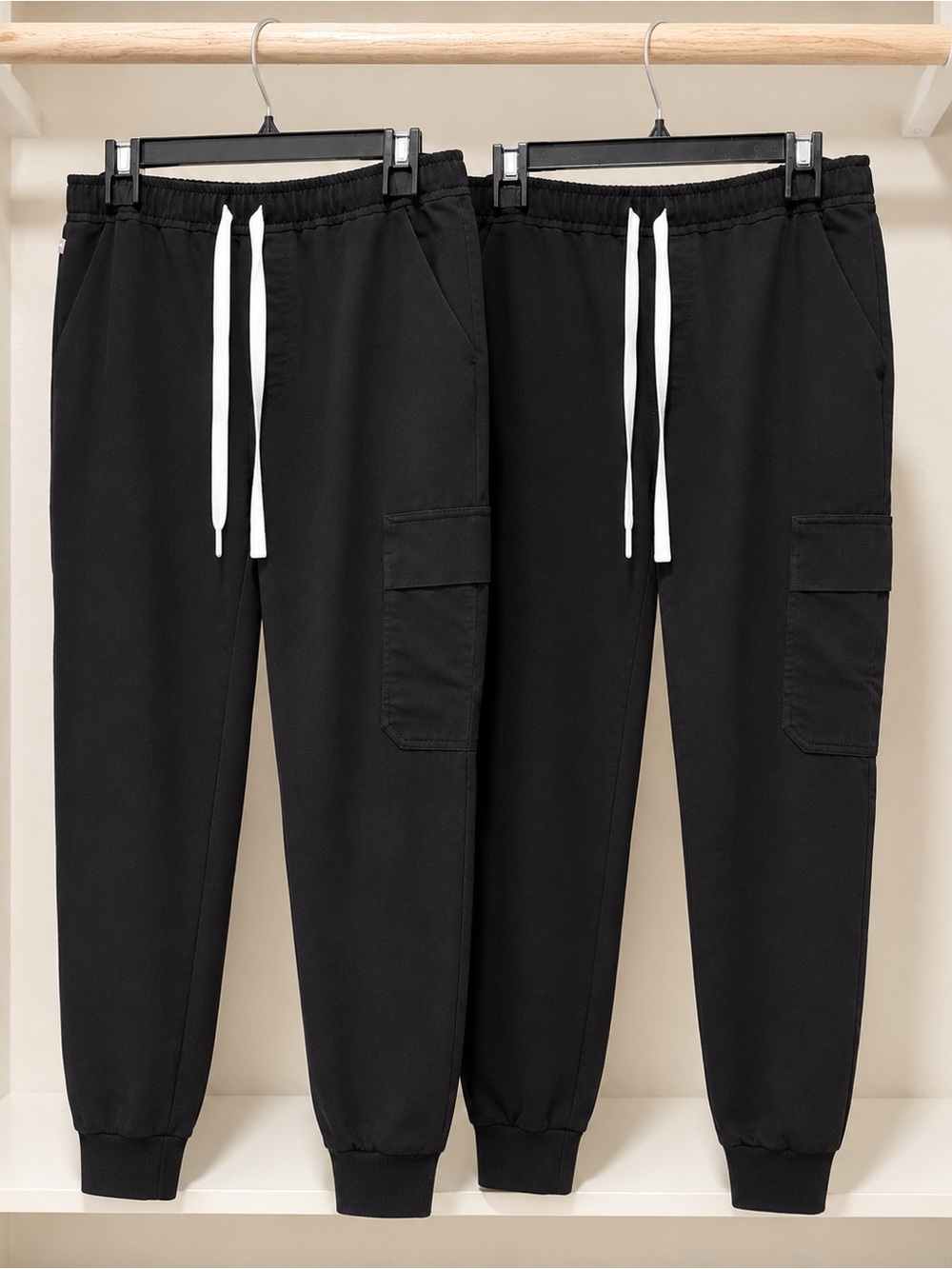 FIGS Cargo Scrub Jogger Pants Black Size Medium – 2 Pack